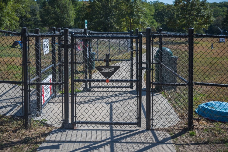 how tall should a dog park fence be